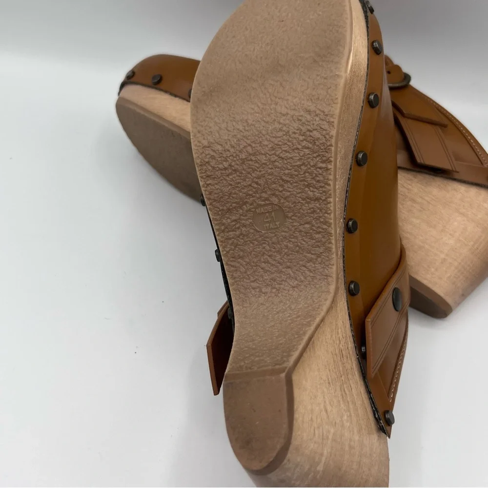 Isabel Marant Sz 41 / 11 Taiya Studded Leather Clogs - Picture 4 of 11